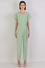 Fluid Easy V Jumpsuit Sage