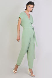 Fluid Easy V Jumpsuit Sage