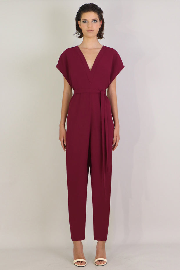 FLUID EASY V JUMPSUIT RASPBERRY