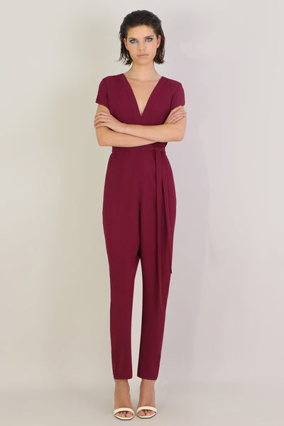 FLUID EASY V JUMPSUIT RASPBERRY