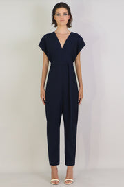 Fluid Easy V Jumpsuit Navy