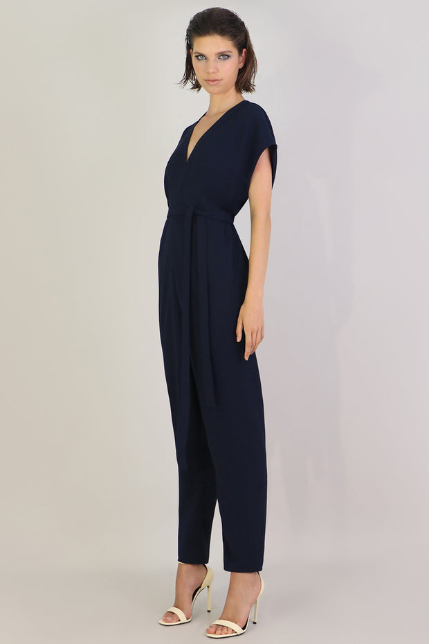 Fluid Easy V Jumpsuit Navy