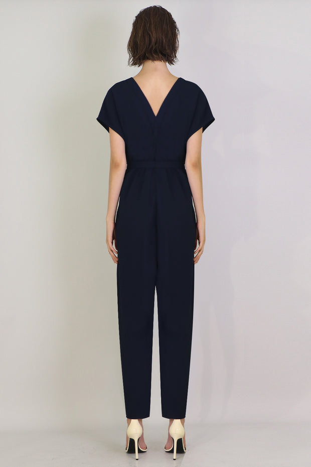 Fluid Easy V Jumpsuit Navy