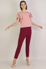 Fluid Slim Leg Pant Raspberry