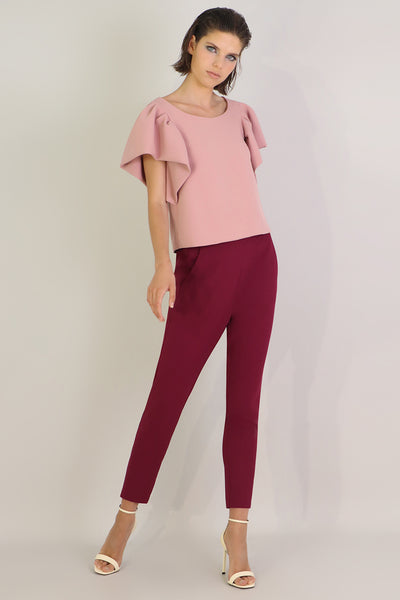 Fluid Slim Leg Pant Raspberry