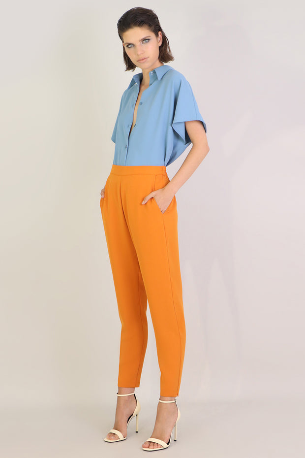 Fluid Slim Leg Pant Orange