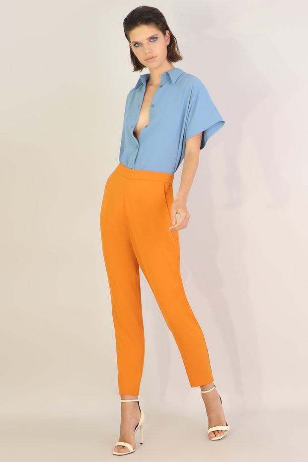 Fluid Slim Leg Pant Orange