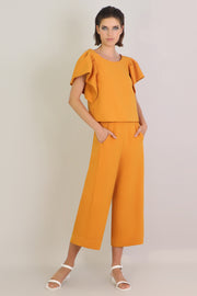 Tissue Wide Leg Culotte Earth