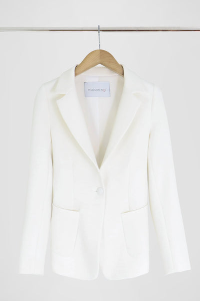 TOUSJOUR PERFECT BLAZER WHITE