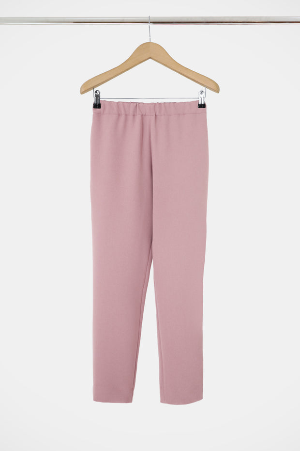 Tissue Narrow Crop Pant Pink