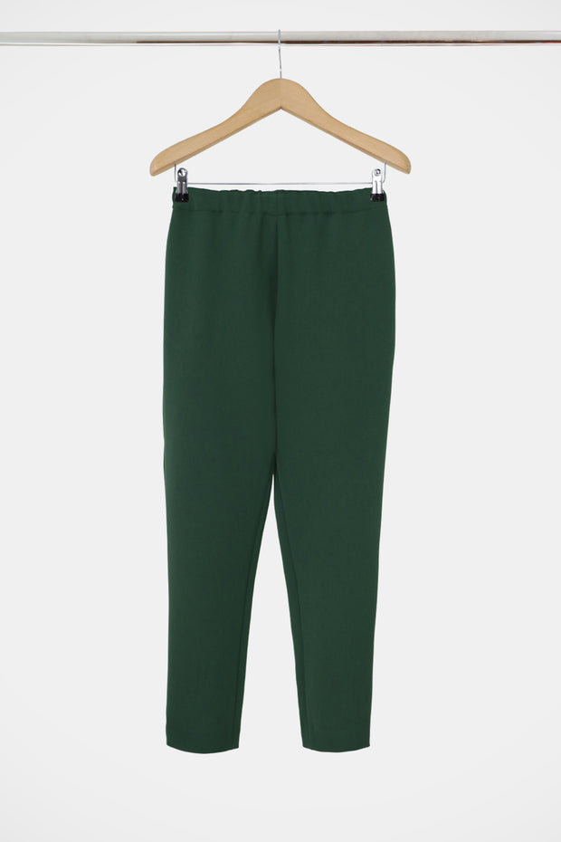 Tissue Narrow Crop Pant Khaki